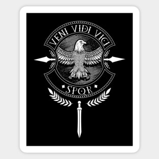 Gladius and eagle - Veni Vidi Vici Sticker